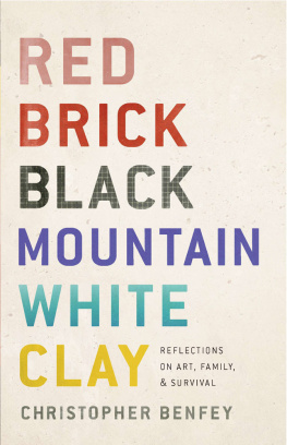 Christopher Benfey Red Brick, Black Mountain, White Clay: Reflections on Art, Family, and Survival