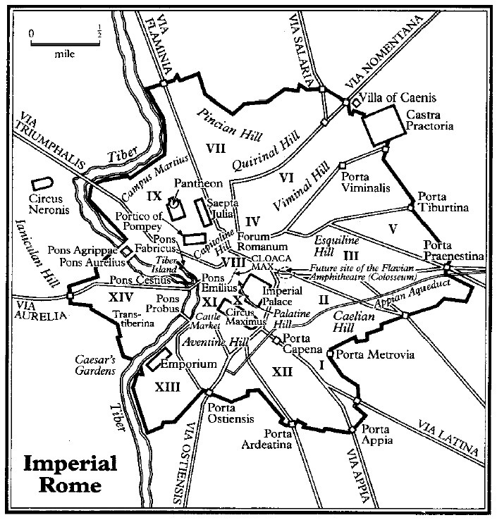 Jurisdictions of the Vigiles Cohorts in Rome Coh I Regions VII VIII Via - photo 2