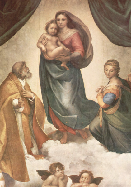 Raphael Sanzio The Sistine Madonna oil on canvas c 151214 ONE - photo 6