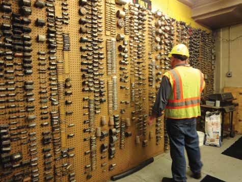 The sample wall at OmniSources Fort Wayne wire chopping plant may be the worlds - photo 17