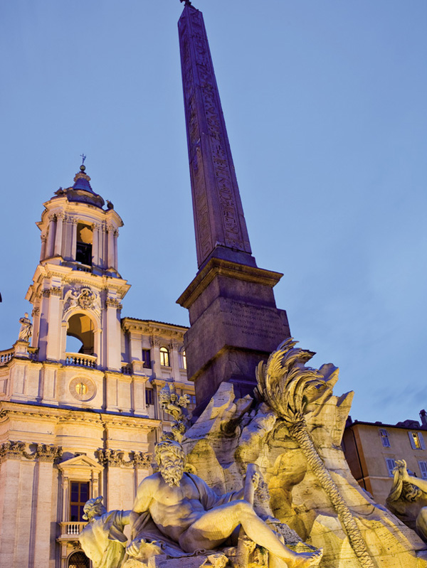 Fontana dei Quattro Fiumi and Chiesa di SantAgnese in Agone Piazza Navona - photo 6