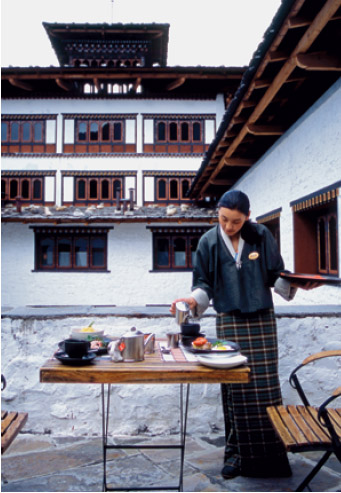 The staff at Uma Paro wear charming traditional Bhutanese costumes The heart - photo 12