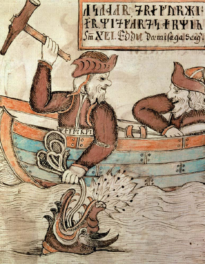 An 18th-century Icelandic image of Thor fishing for the Midgard Serpent Royal - photo 4