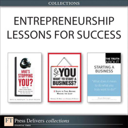 Bruce Barringer - Entrepreneurship Lessons for Success