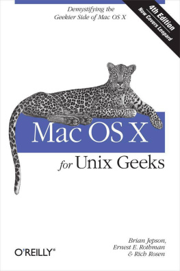 Brian Jepson - Mac OS X for Unix Geeks (Leopard)