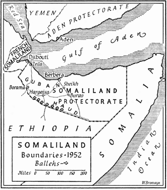 This map was specially drawn to show the area of the Haud in Somaliland where - photo 3