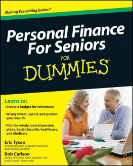 Eric Tyson - Personal Finance For Seniors For Dummies