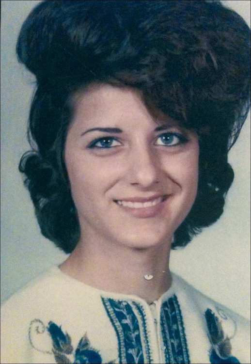 High school yearbook photo of my mother Judy Ann Faul age sixteen Me - photo 3