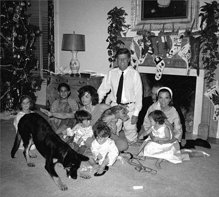 The Kennedys with Jackies sisters family Christmas Eve 1962 The black dog is - photo 8