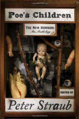 Peter Straub Poes Children: The New Horror: An Anthology  