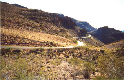 GoldroadSitgreaves Pass Arizona is an early stretch of Route 66 between - photo 5