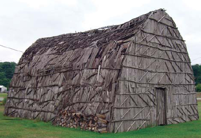 A longhouse at the Museum of Ojibwa Culture St Ignace Michigan When - photo 5