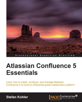 Stefan Kohler Atlassian Confluence 5 Essentials