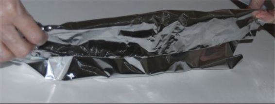 Keep folding until the foil is flat against the food 6 Fold each short - photo 5