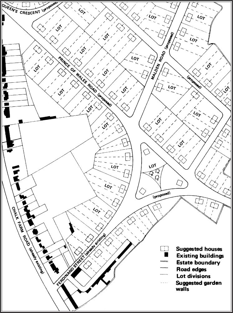 D Part of the plans for the Southampton Estate west Kentish Town 1840 Each - photo 4