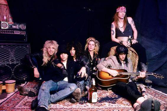 Photo shoot for Appetite for Destruction 1987 Marc Canter second from left - photo 5