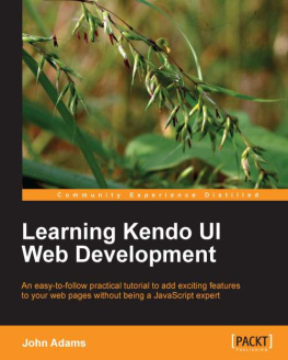 John Adams - Learning Kendo UI Web Development