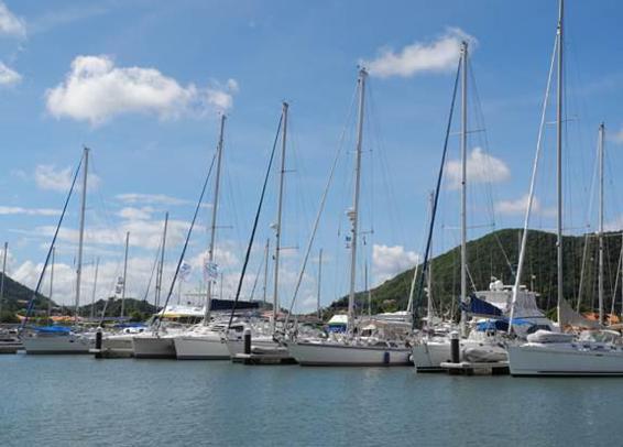 The Rodney Bay Marina has become a first-class yachting destination and fishing - photo 9