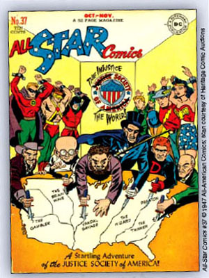 All-Star Comics 37 Nov 47 Art by Irwin Hasen DCs heroes formed a - photo 7