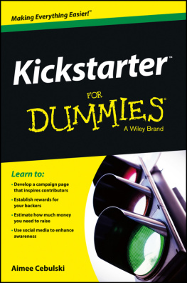 Aimee Cebulski Kickstarter For Dummies