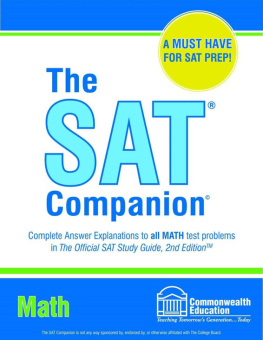 Commonwealth Education - The SAT Companion: Math