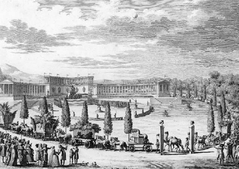 The horses make their triumphal entry into Paris in July 1798 The columned - photo 2