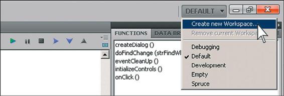 Figure 1-3 Saving a workspace configuration in the Adobe ExtendScript Toolkit - photo 4