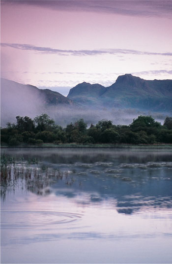 A peaceful June dawn over Elterwater with the Langdale Pikes behind Stage 2 - photo 7