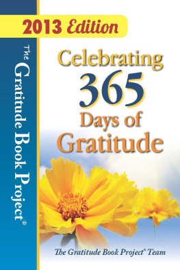 Donna Kozik - The Gratitude Book Project: Celebrating 365 Days of Gratitude