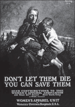 This World War I poster claims that you can save this family by contributing to - photo 3