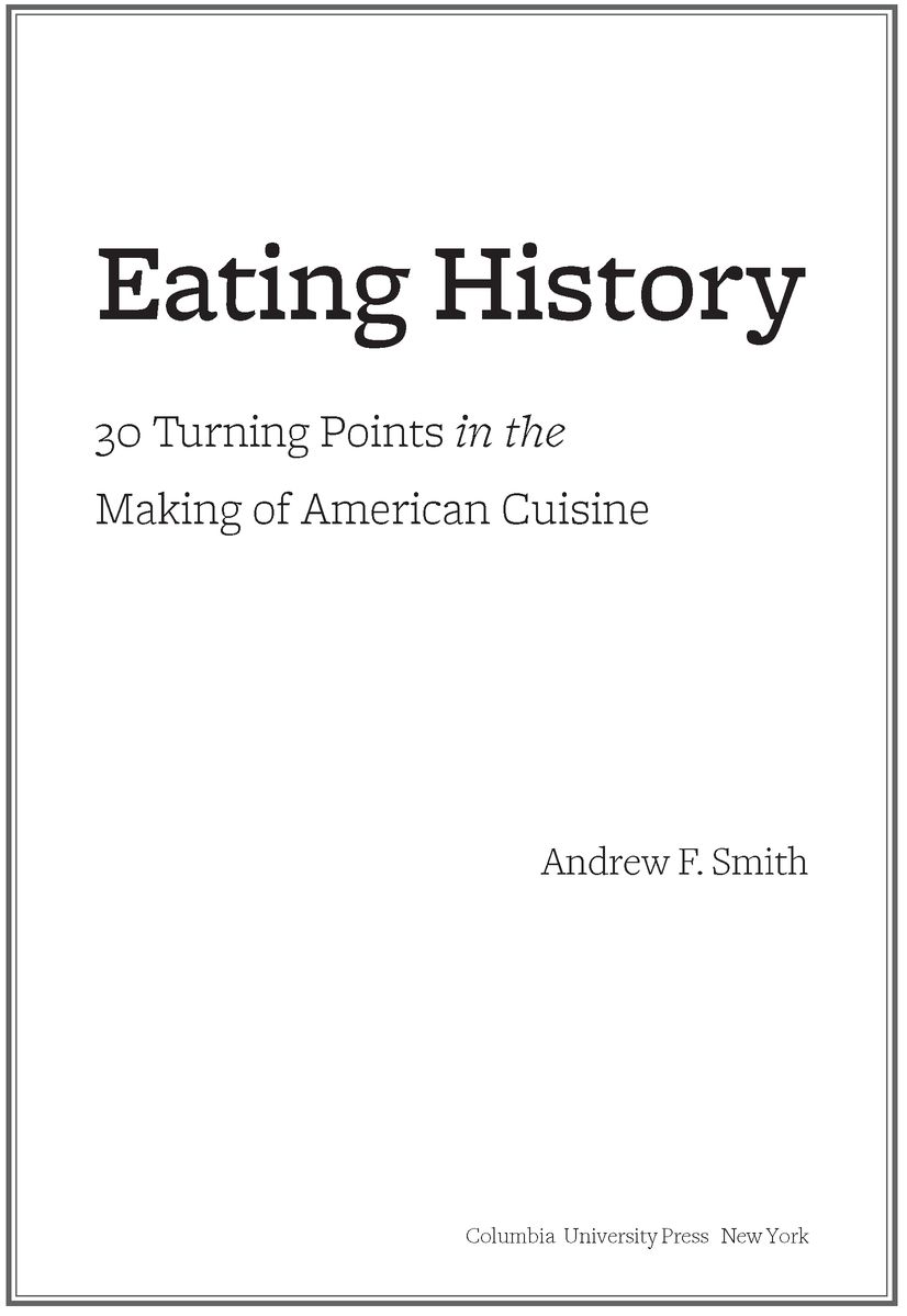 Table of Contents Arts and Traditions of the Table Perspectives on Culinary - photo 2