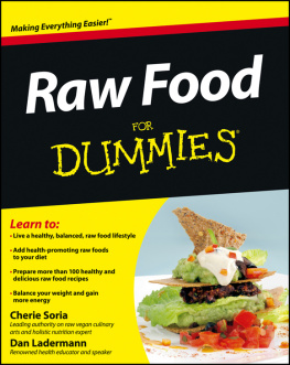 Cherie Soria - Raw Food For Dummies