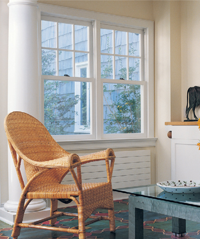 Double-hung windows slide up and down and have a traditional appearance The - photo 6