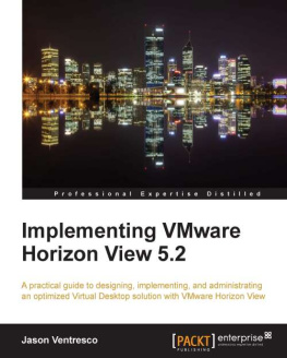 Jason Ventresco - Implementing VMware Horizon View 5.2