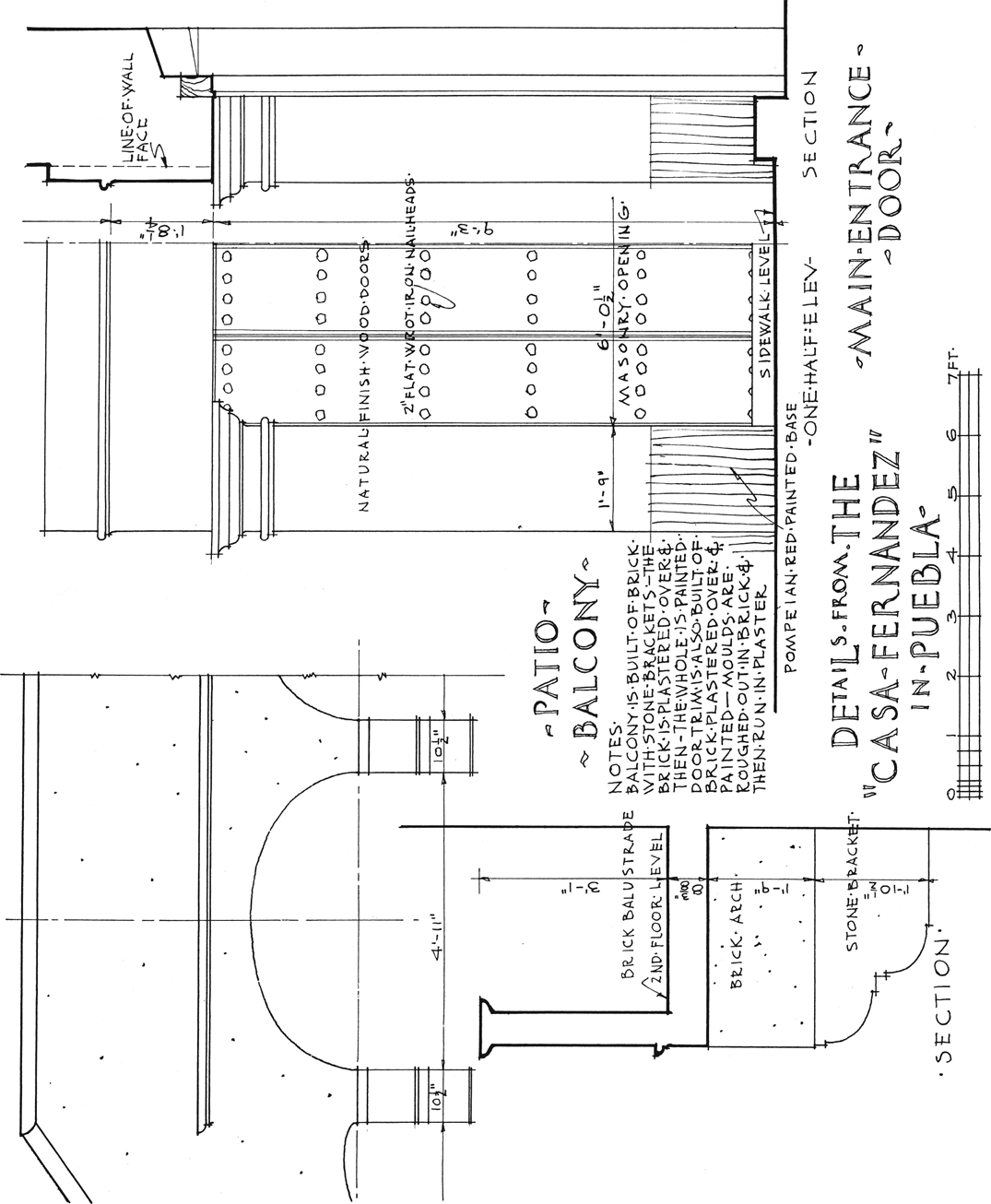 Early Mexican Houses A Book of Photographs and Measured Drawings - photo 25