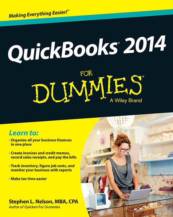 QuickBooks 2014 For Dummies Published by John Wiley Sons Inc 111 River - photo 1