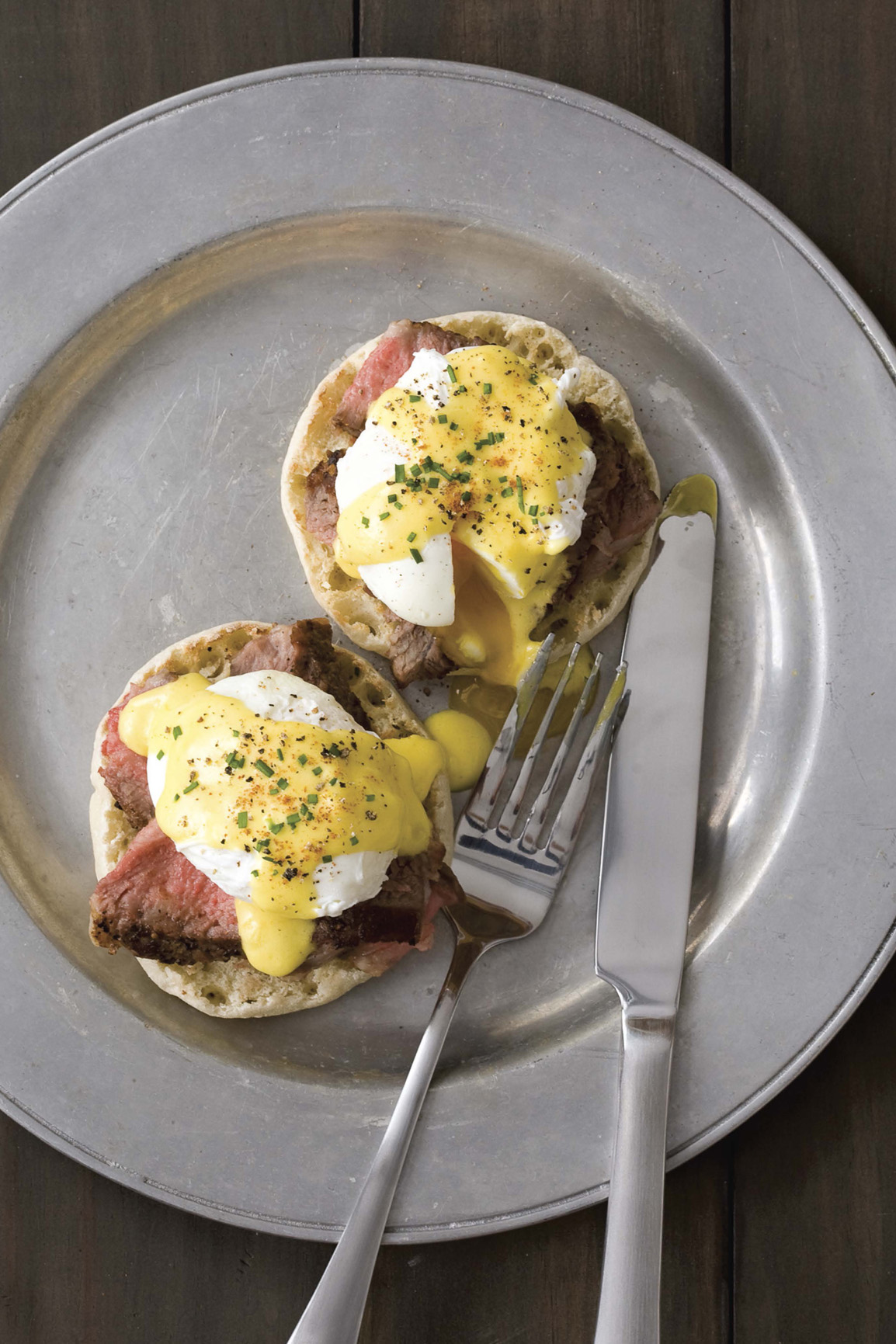 a fancy brunch classic STEAK EGGS BENEDICT - photo 15