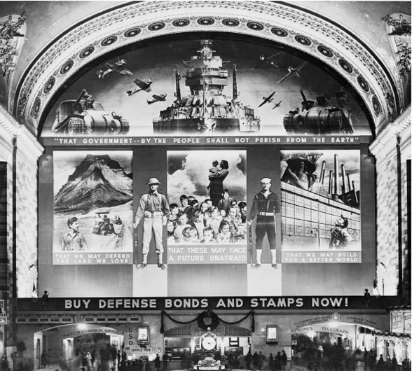 A MONTAGE OF 22 PHOTOGRAPHS 118 FEET WIDE WAS UNVEILED IN D ECEMBER 1941 ON THE - photo 6