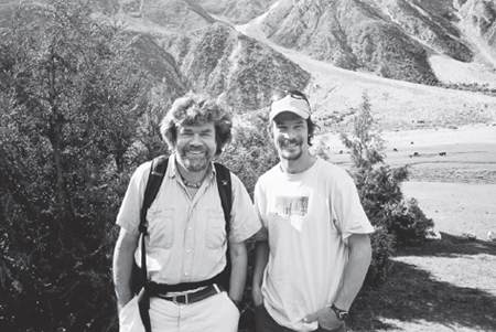 Reinhold Messner and I share the view at the Nanga Parbat Base Camp in August - photo 2