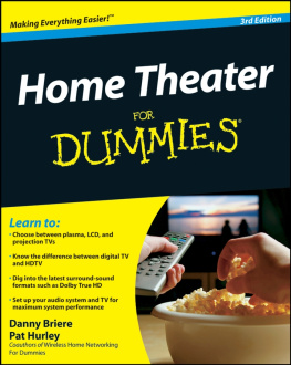 Danny Briere Home Theater For Dummies