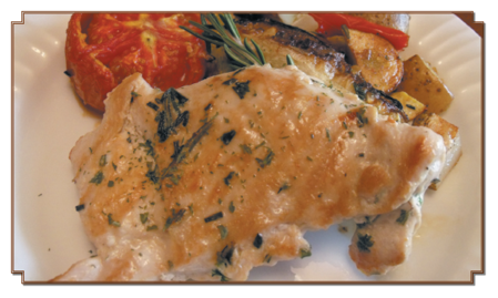 Serves 4 4 boneless skinless chicken breasts Marinade 1 red pepper - photo 16