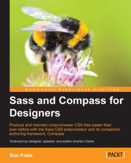 Ben Frain Sass and Compass for Designers