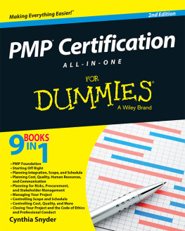 Cynthia Stackpole Snyder - PMP Certification All-in-One For Dummies