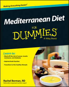 Rachel Berman - Mediterranean Diet For Dummies