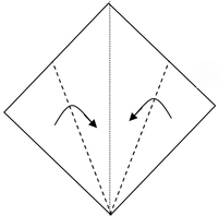 3 This creates a kite base Guess why it is called a kite-base Fold in - photo 7