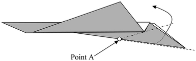 7 Reverse fold rudder in half 8 Pull wings down to right angles 90 - photo 11