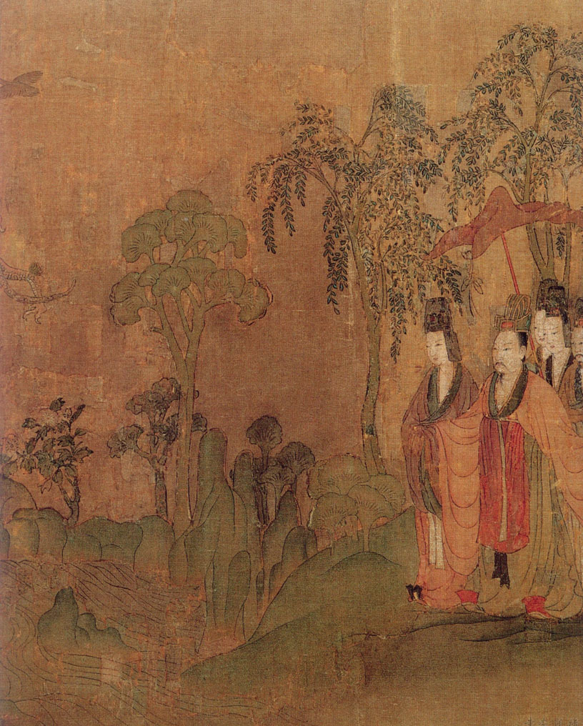 Pre-Fifth Century Chinese Painting This sample of a long scroll painted by Gui - photo 7