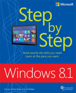 Ciprian Adrian Rusen Windows 8.1 Step by Step