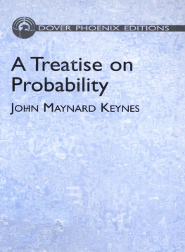 John Maynard Keynes - A Treatise on Probability