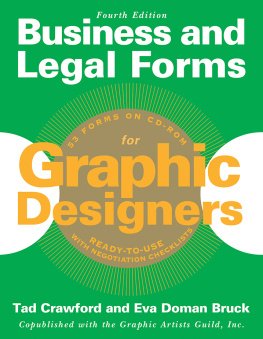 Eva Doman Bruck Business and Legal Forms for Graphic Designers, Fourth Edition